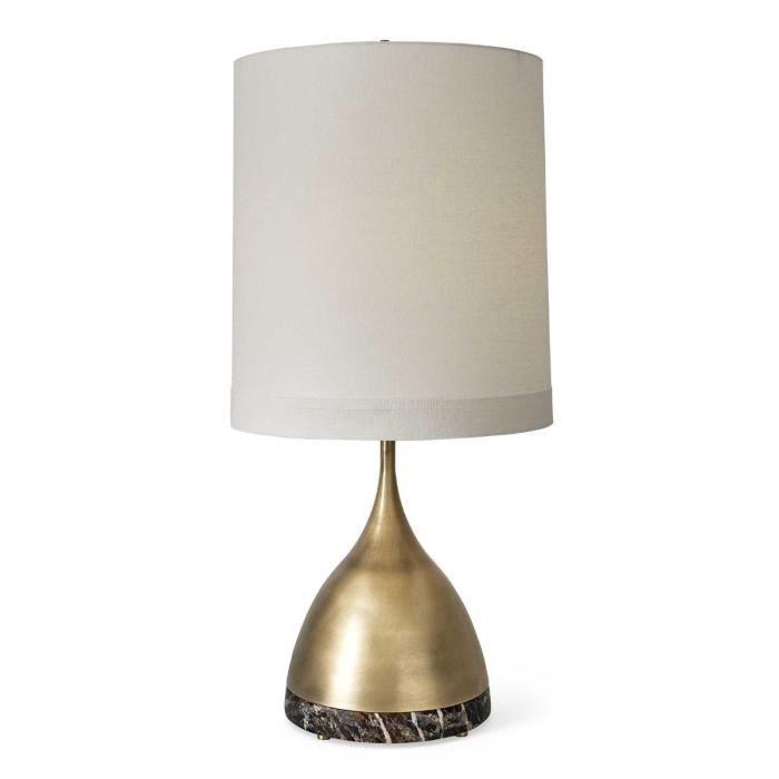 Black Label Kiss Table Lamp Brass & Marble 1