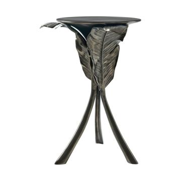 Troy Drinks Table Bronze Finish