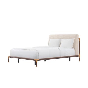 Kesden King Size Bed with Upholstered Headboard