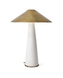 Too Coolie Table Lamp White & Brass